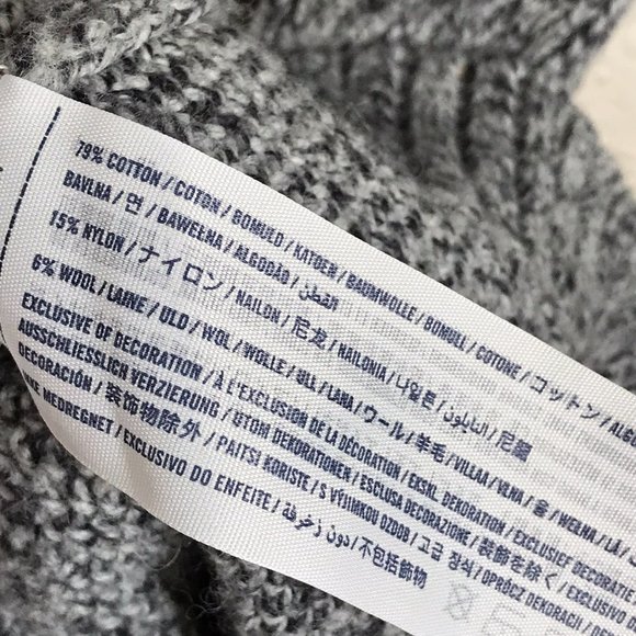 Abercrombie Kids Boy 11/12 Gray Knit V-neck Button up Cardigan Sweater - Picture 6 of 10